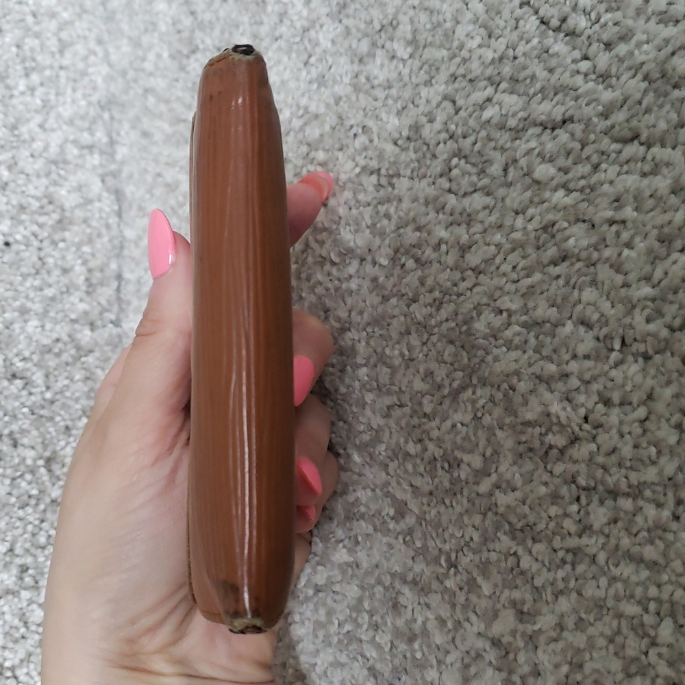 Louis Vuitton Cognac Brown Epi Leather Double Snap Wallet Authentic Vintage - Picture 7 of 14